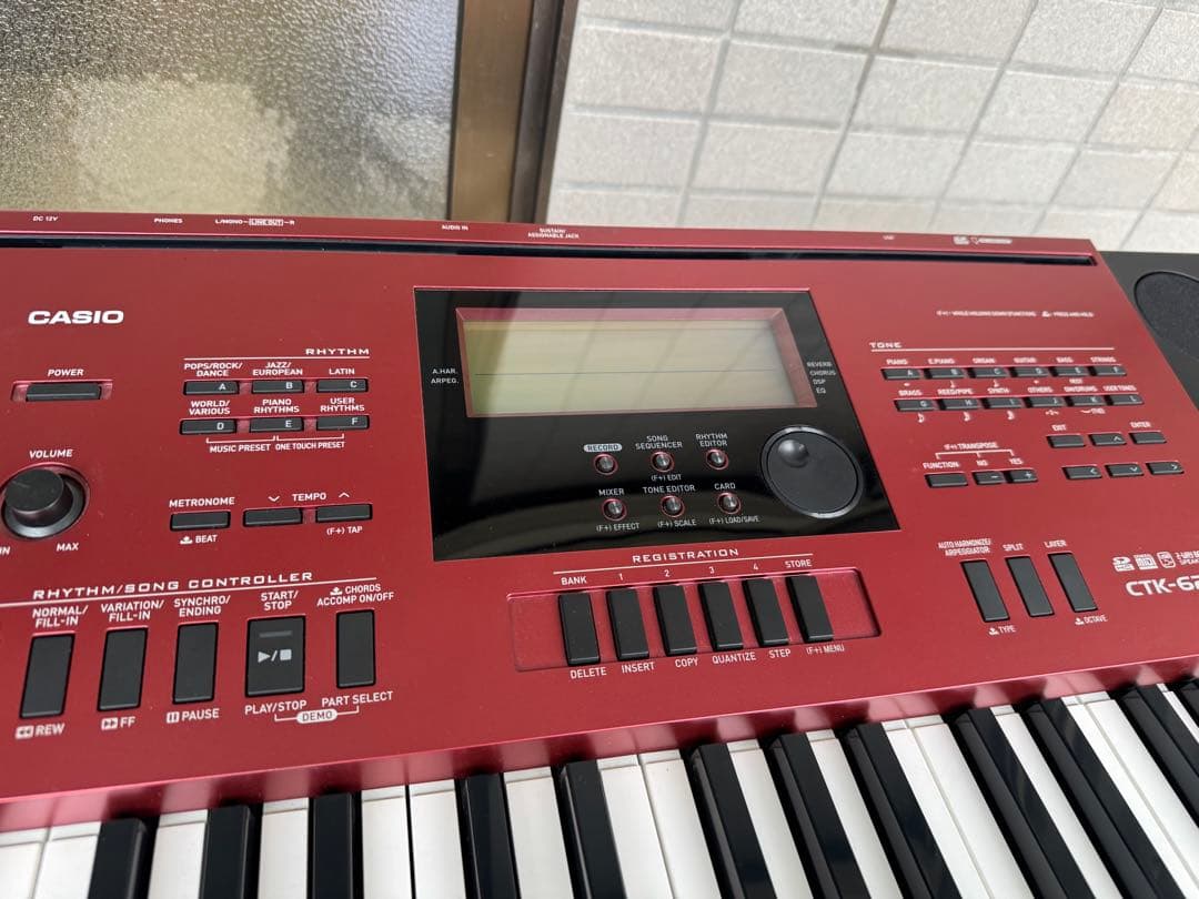 CASIO キーボード CTK-6250 17年製 本体のみ