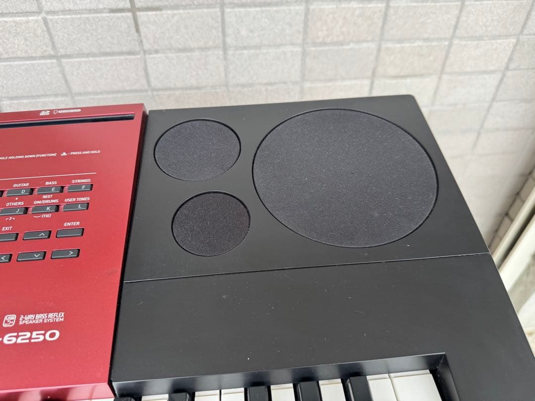 CASIO キーボード CTK-6250 17年製 本体のみ