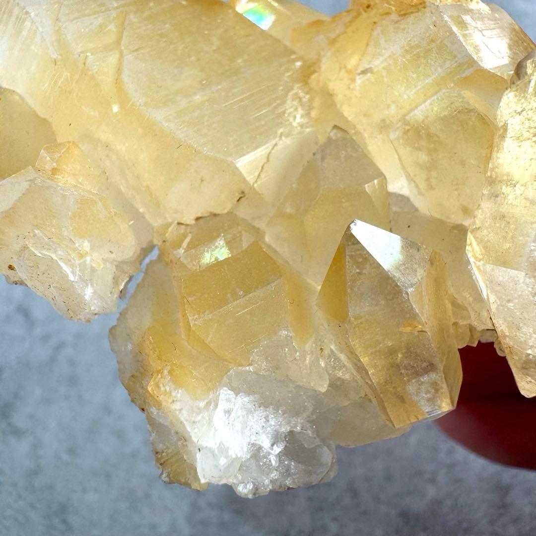 イエローレインボークォーツ　アナンダライト　マニカラン　原石