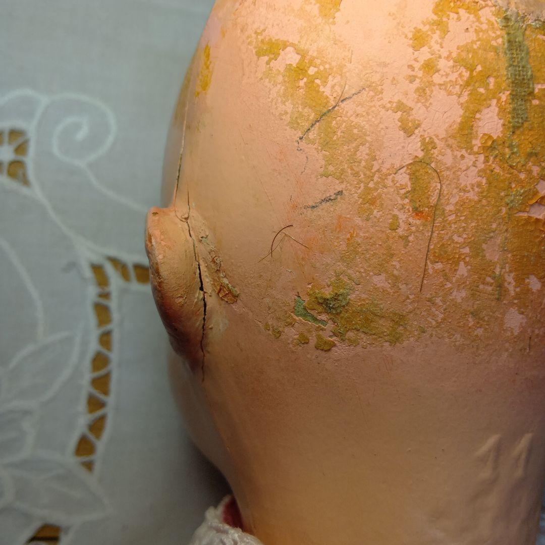 ♥珍しいヘッドがペーパーマッシュのSFBJジュモー　アンティークドール♥