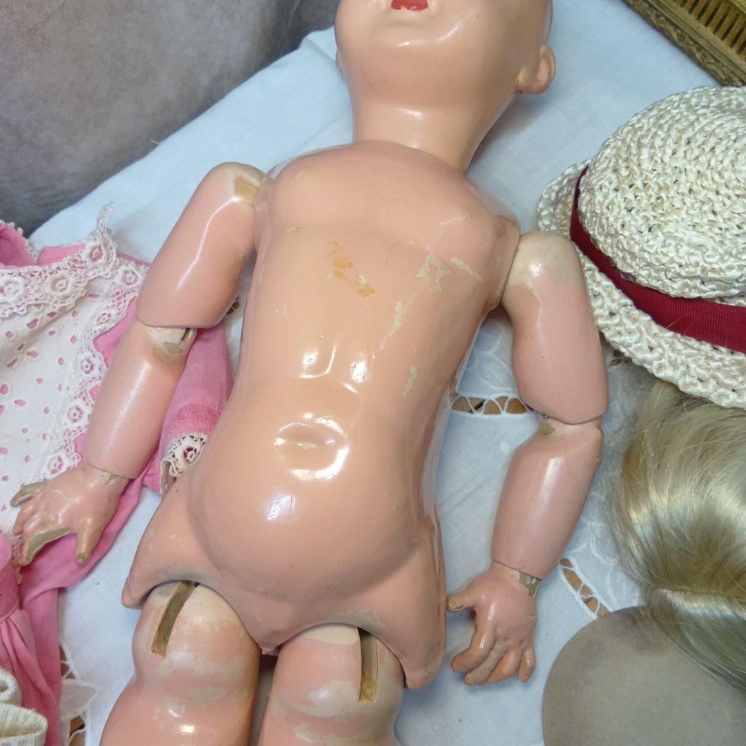 ♥珍しいヘッドがペーパーマッシュのSFBJジュモー　アンティークドール♥