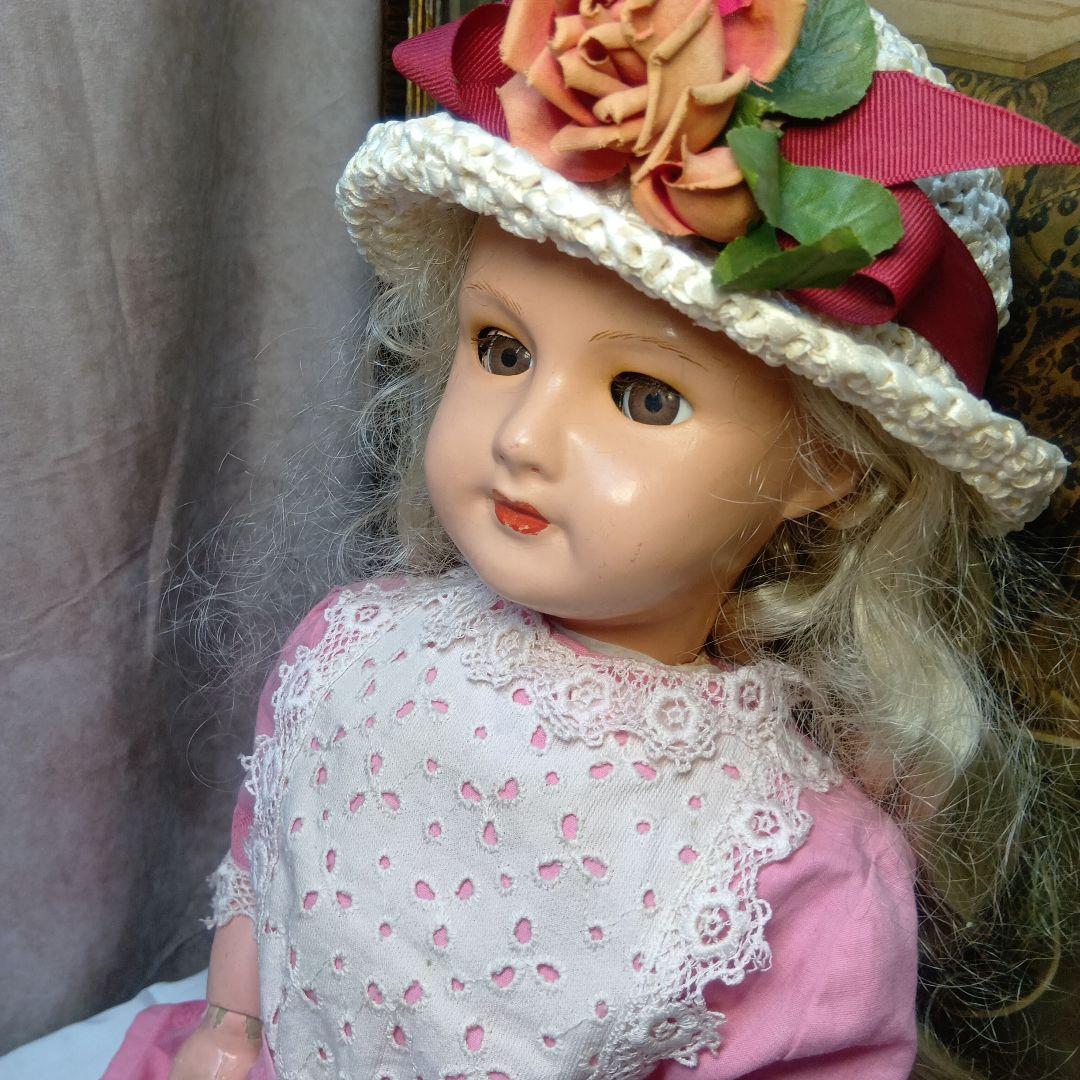 ♥珍しいヘッドがペーパーマッシュのSFBJジュモー　アンティークドール♥