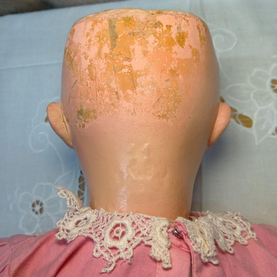 ♥珍しいヘッドがペーパーマッシュのSFBJジュモー　アンティークドール♥