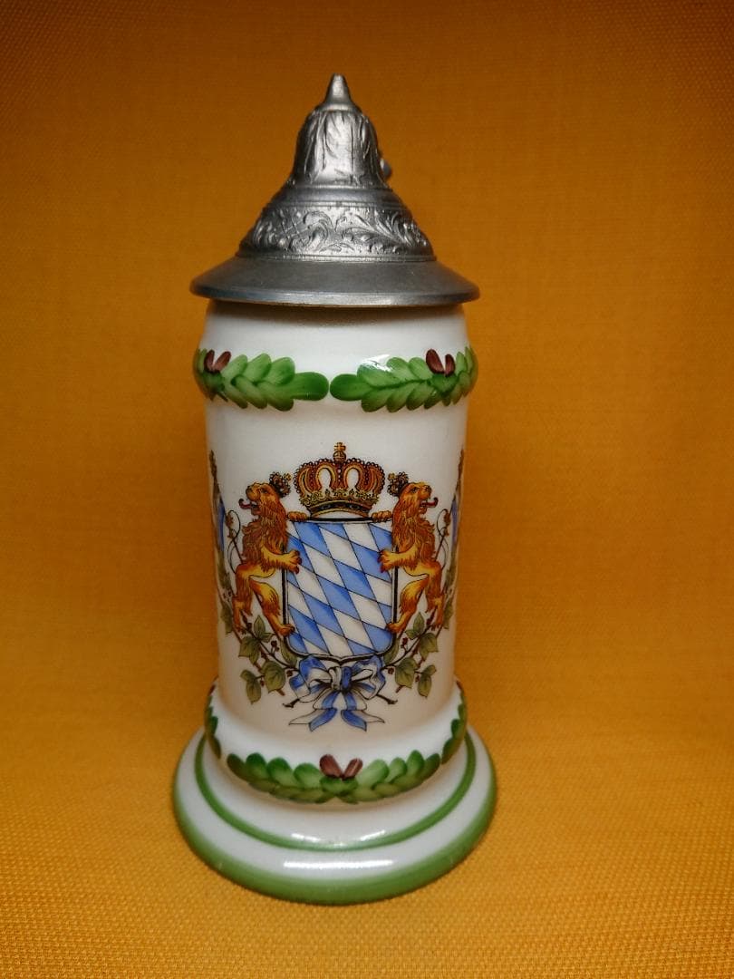 【美品】ドイツ　ビールジョッキ　置物　インテリア　工芸品　美術品　A3339