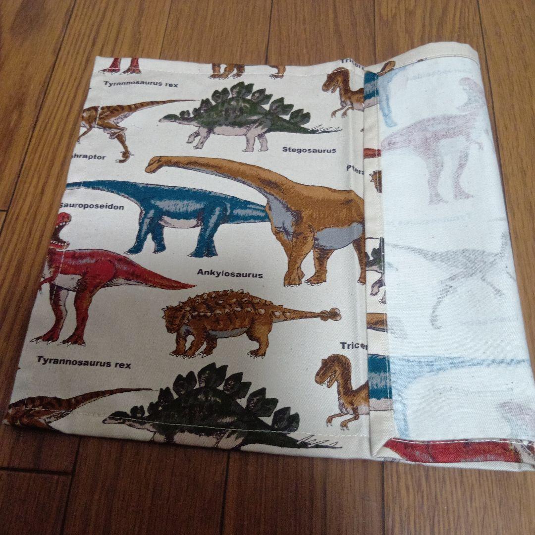 ハンドメイド　レッスンバッグ　セット　入園　入学　準備　キルティング　 恐竜