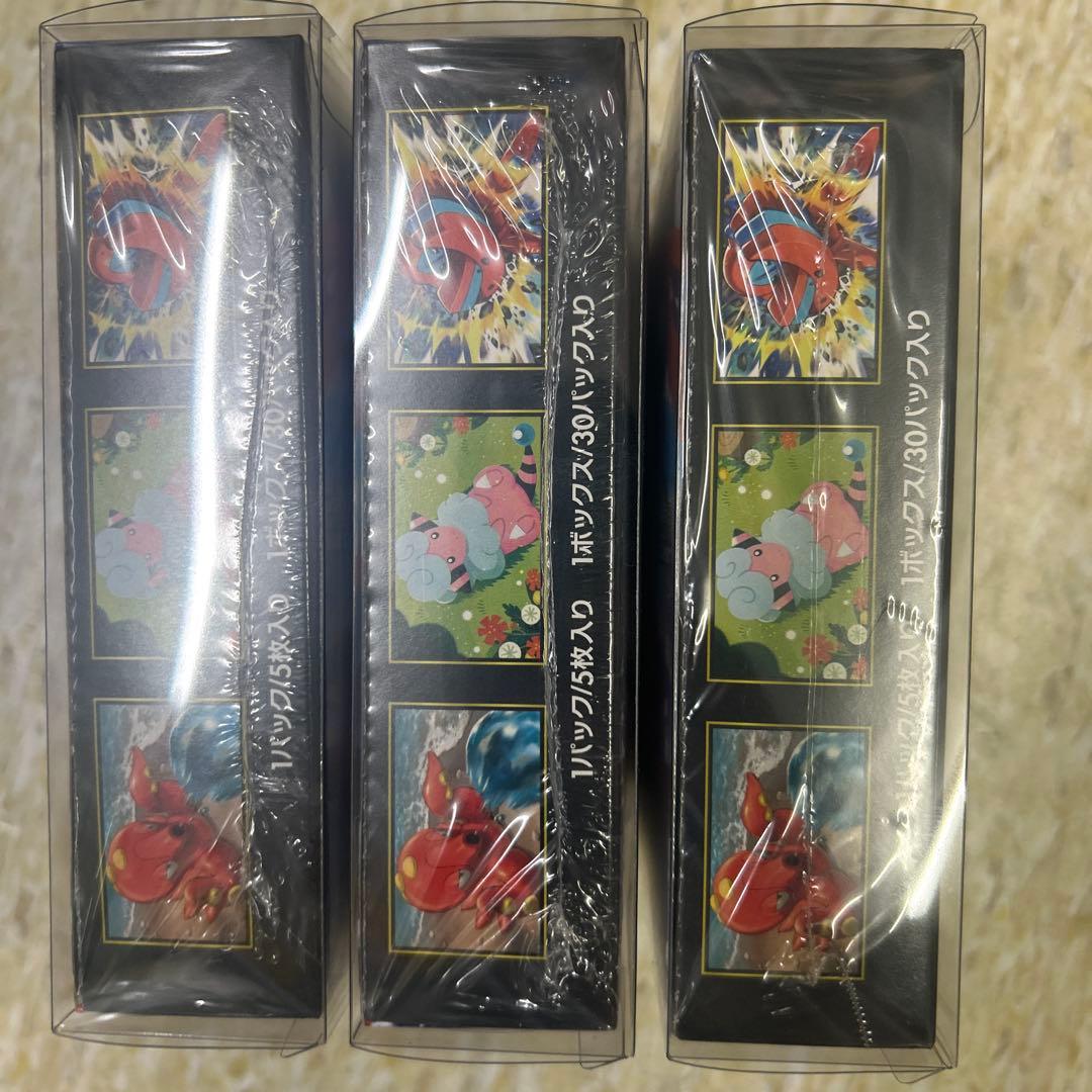 ポケモンカードゲーム ニンジャスピナー BOX シュリンク付3BOX