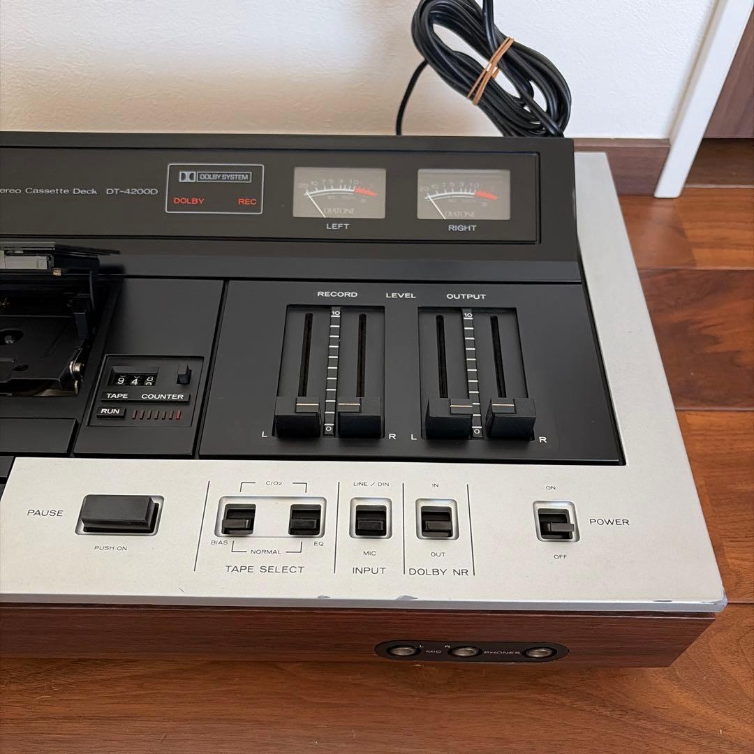 DIATONE ダイヤトーン DT-4200D ステレオカセットデッキ 稼働品