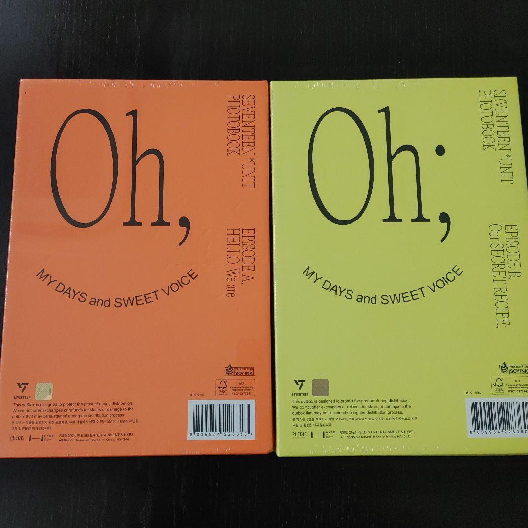 【未開封】SEVENTEEN フォトブック Oh, A・B セット