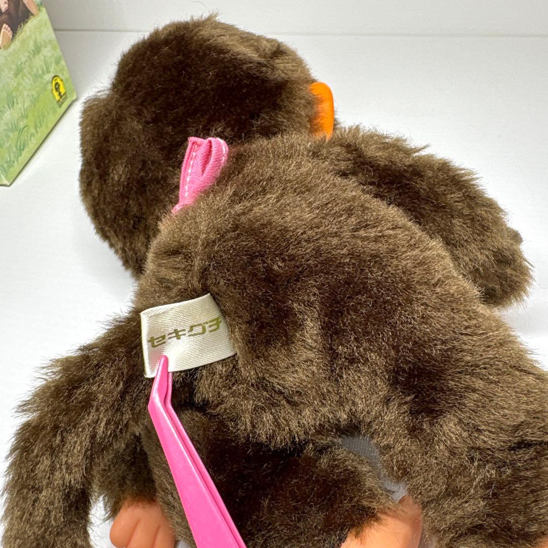 新品 初期タグ 箱付き モンチッチ 女の子 monchhichi 3133