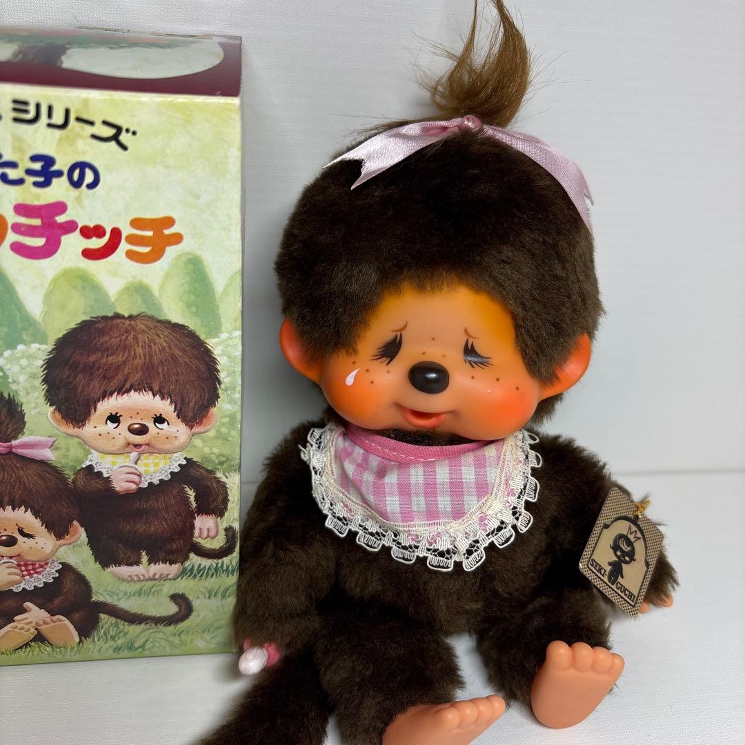 新品 初期タグ 箱付き モンチッチ 女の子 monchhichi 3133