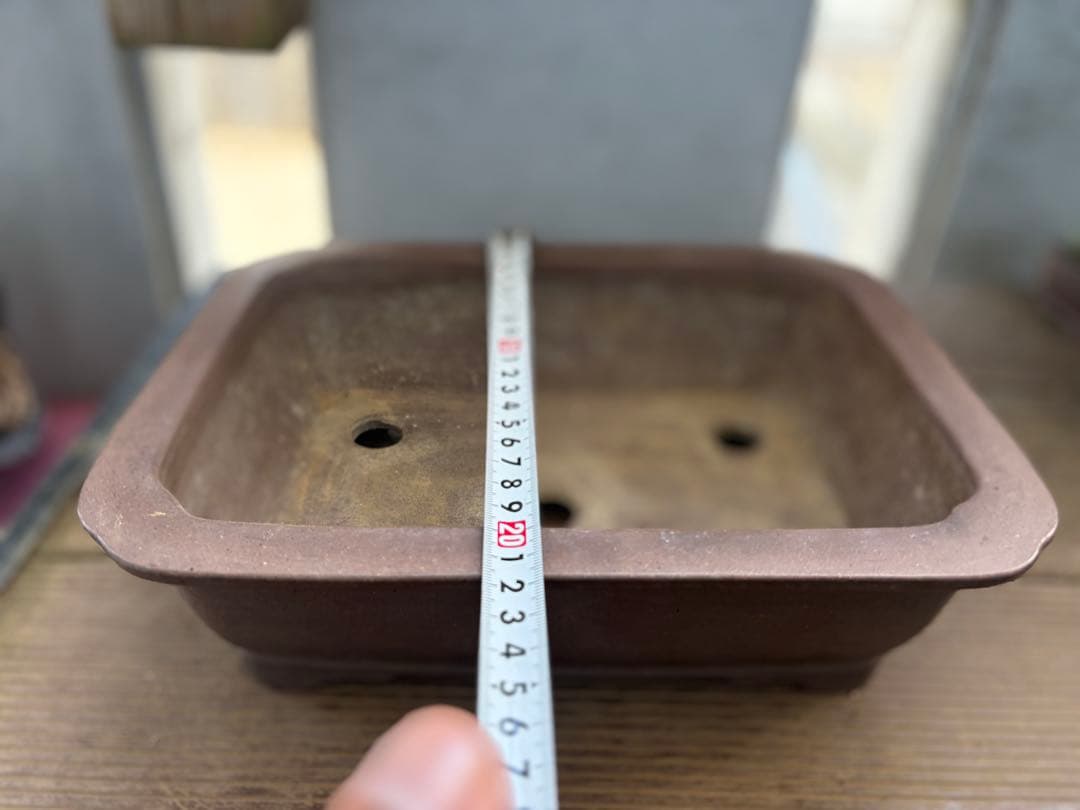 中野行山　鉢　名匠物故作家