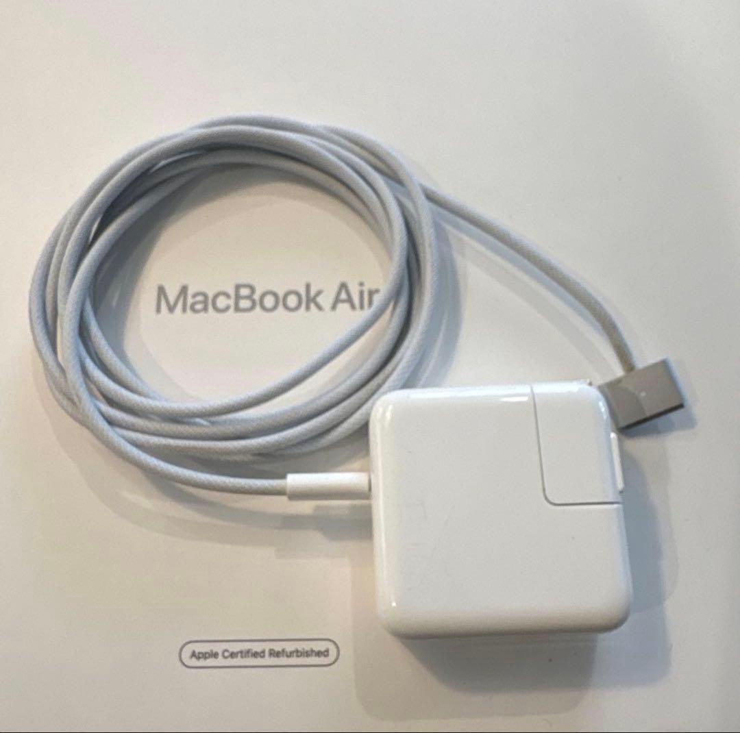 [充放電29回] MacBookAir M2 256GB メモリ8GB シルバー