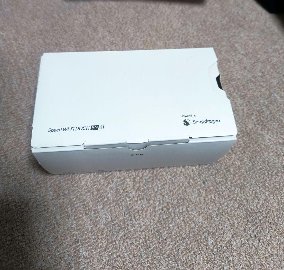 【未使用品】Speed Wi-Fi DOCK HS01 ブラック