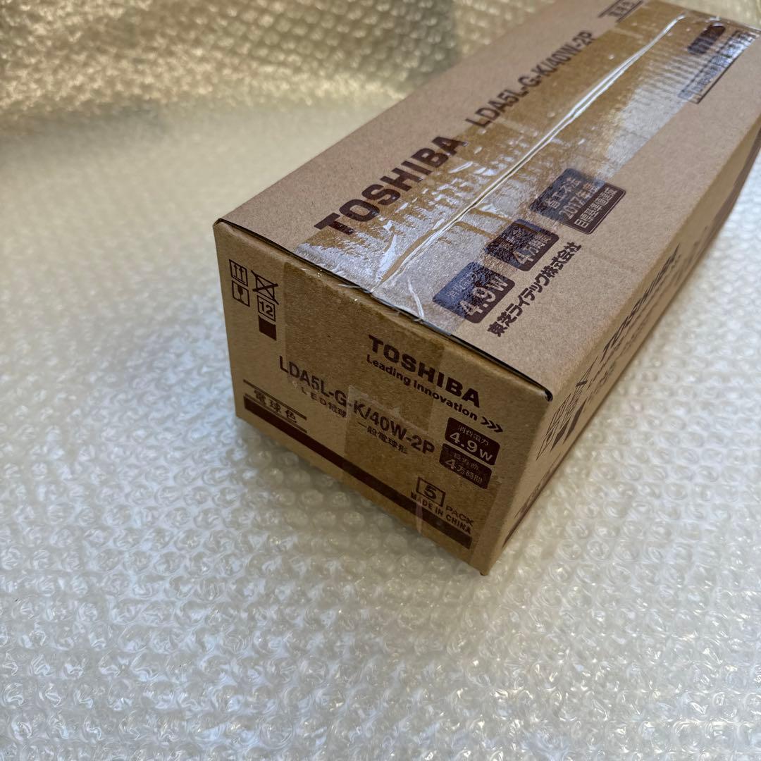 30個　新品未開封　TOSHIBA LDA5L-G-K/40W-2P