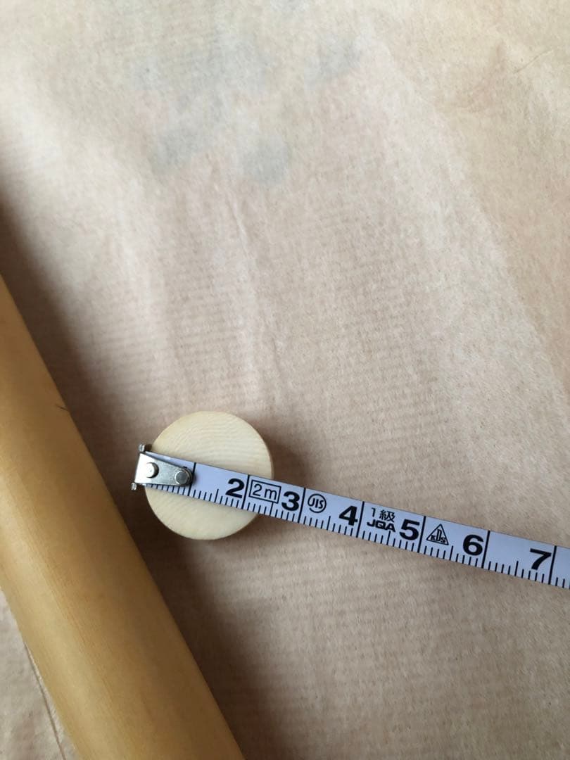 香筒　柘植材　完斉氏作　30㎝