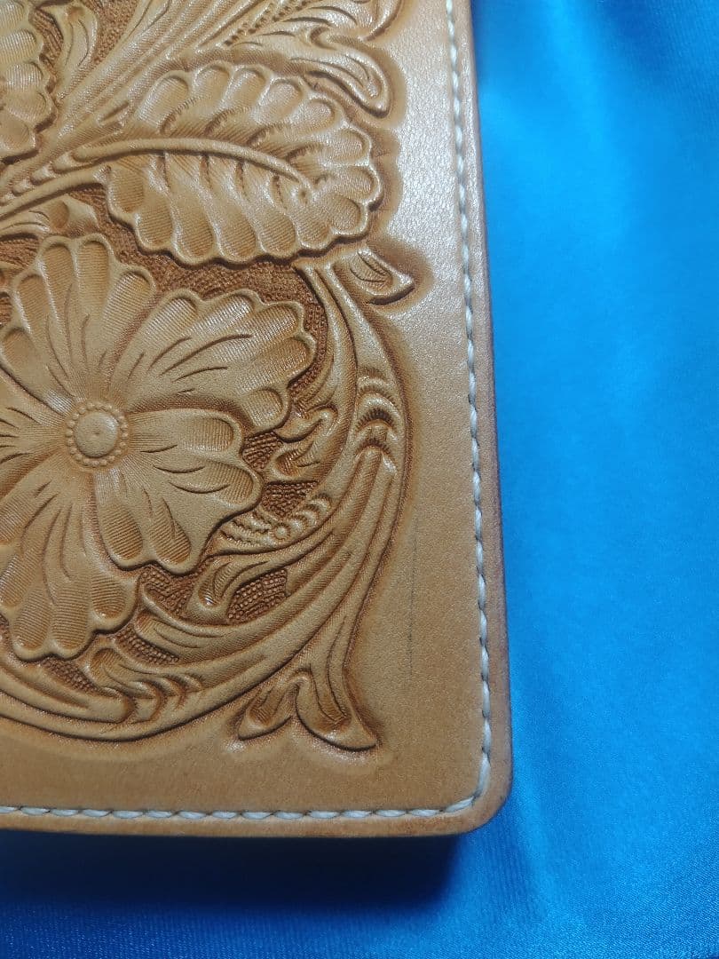 ☆カービング ロングウォレット ☆ ハンドメイド