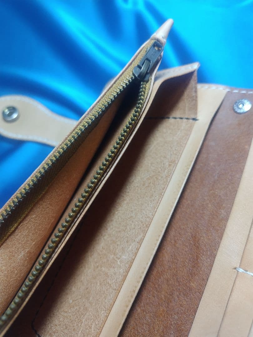 ☆カービング ロングウォレット ☆ ハンドメイド