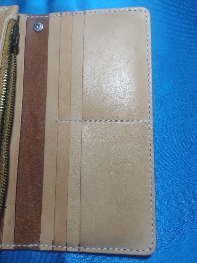 ☆カービング ロングウォレット ☆ ハンドメイド