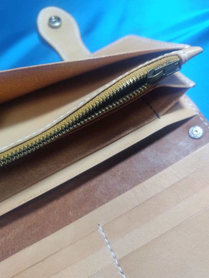 ☆カービング ロングウォレット ☆ ハンドメイド