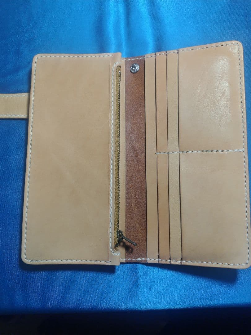 ☆カービング ロングウォレット ☆ ハンドメイド