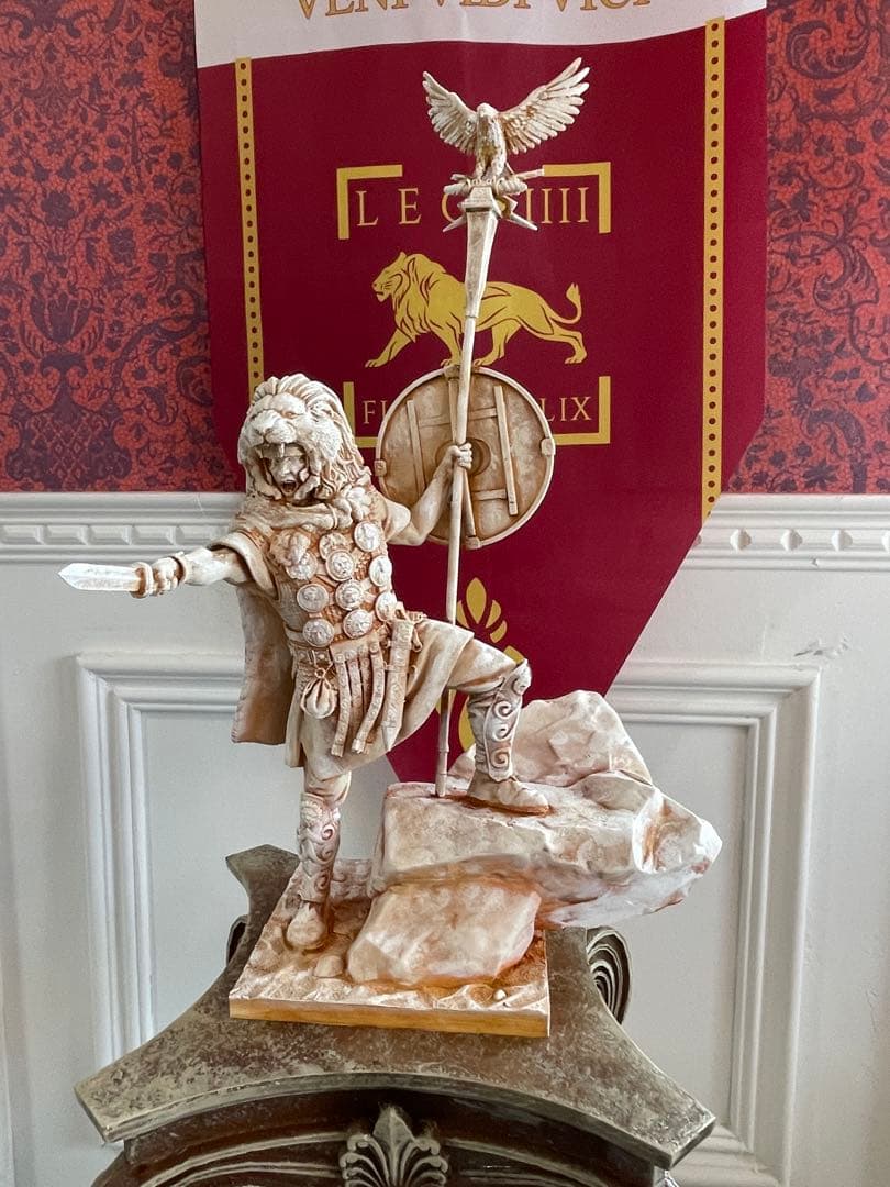 ローマ軍団長フィギュア 50cm 彫刻 コレクション インテリア