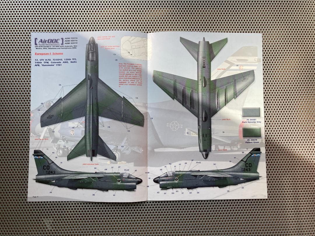 HASEGAWA 1/48 A-7D CORSAIR II+AirDOCマーク