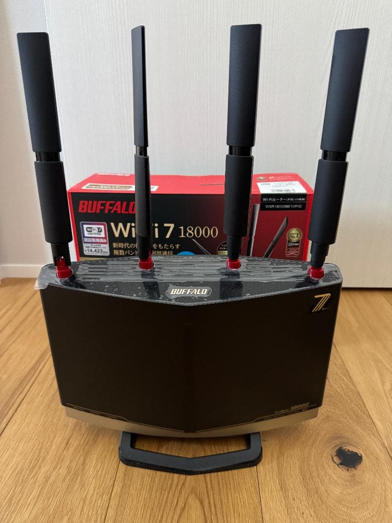 Wi-Fi 7 BUFFALO WXR18000BE10P/D 無線LAN