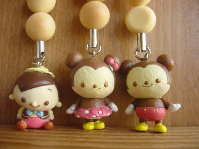 ♯Exa15Kzディズニーコロロンボーロフィギュアストラップ2全6種