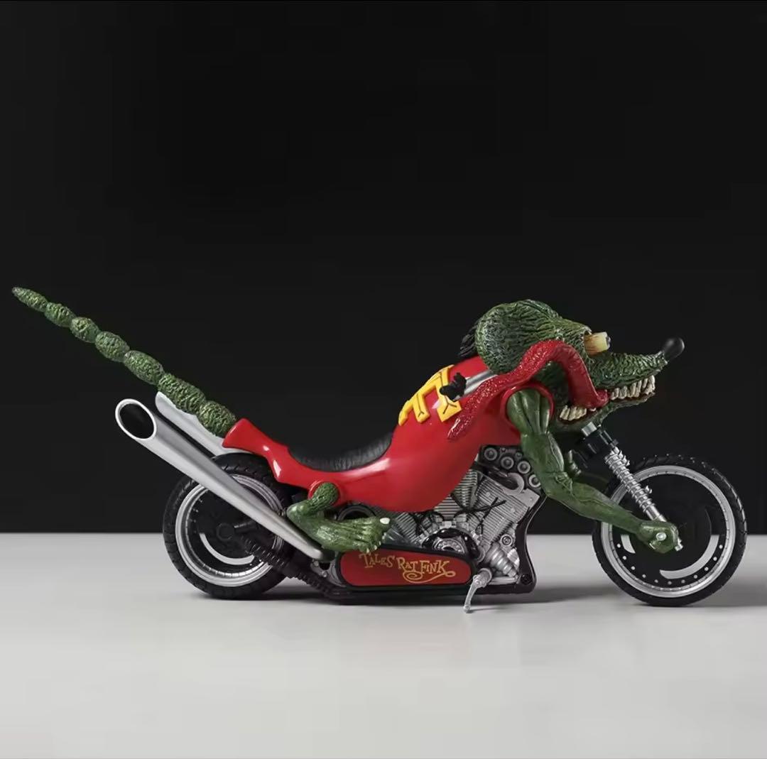 箱付き/ラットフィンク/Rat Fink/バイク/フィギュア/スタチュー