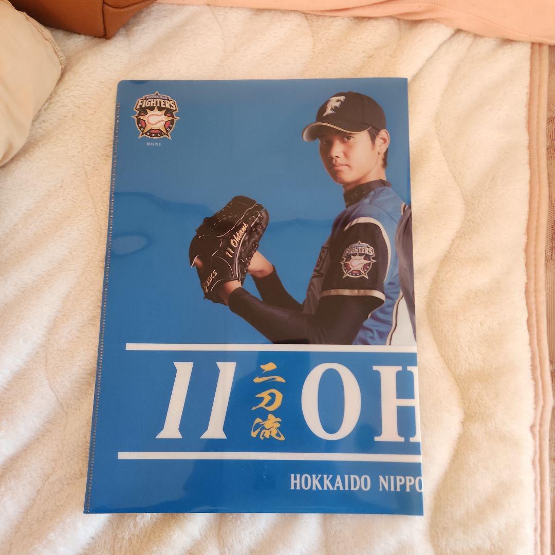 大谷翔平　日ハムプロ初登板試合の観戦証明書とクリアファイル