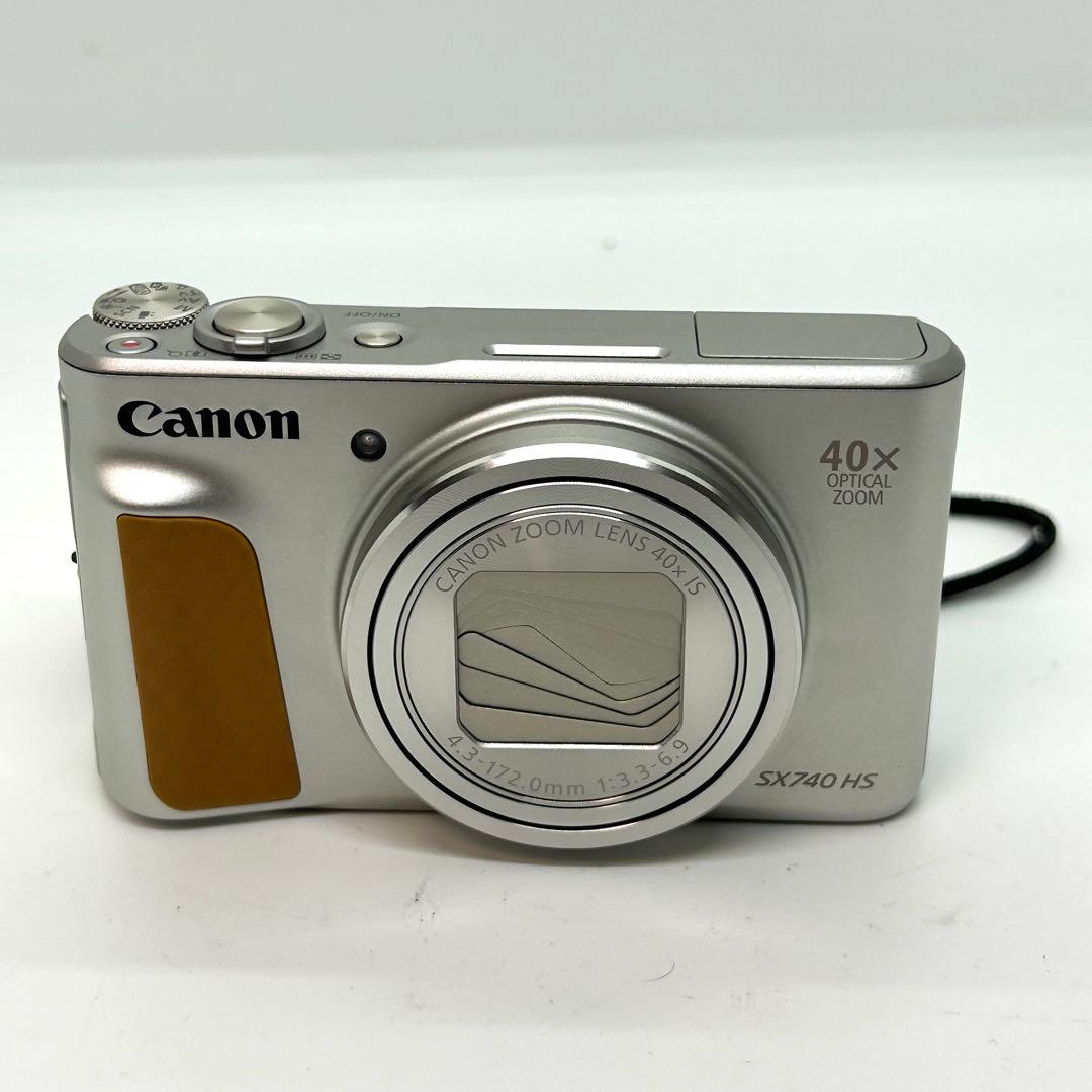 【美品】Canon PowerShot SX740HS シルバー キャノン