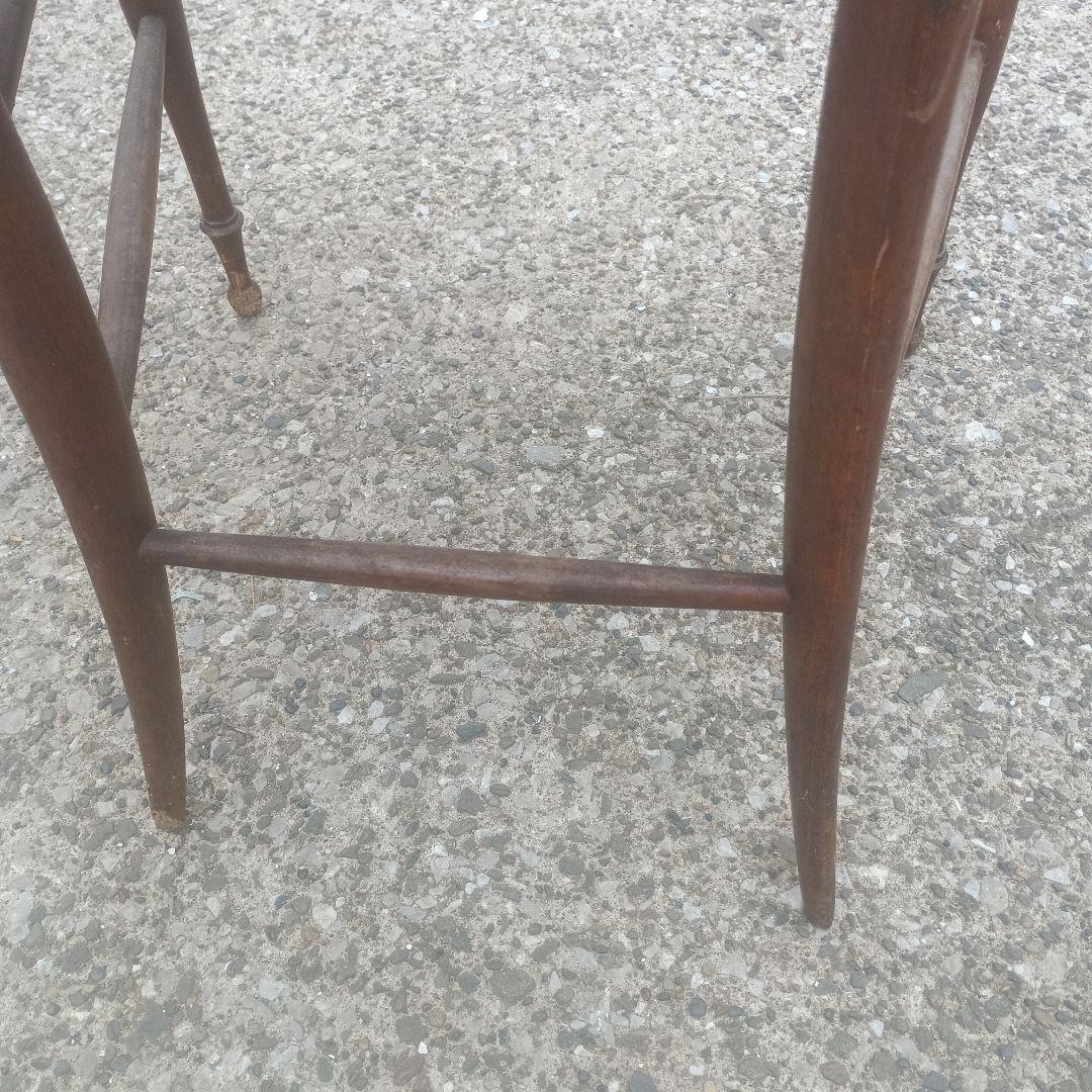 7537）フランス　ヴィンテージ　ダイニングチェア　座面編み込み