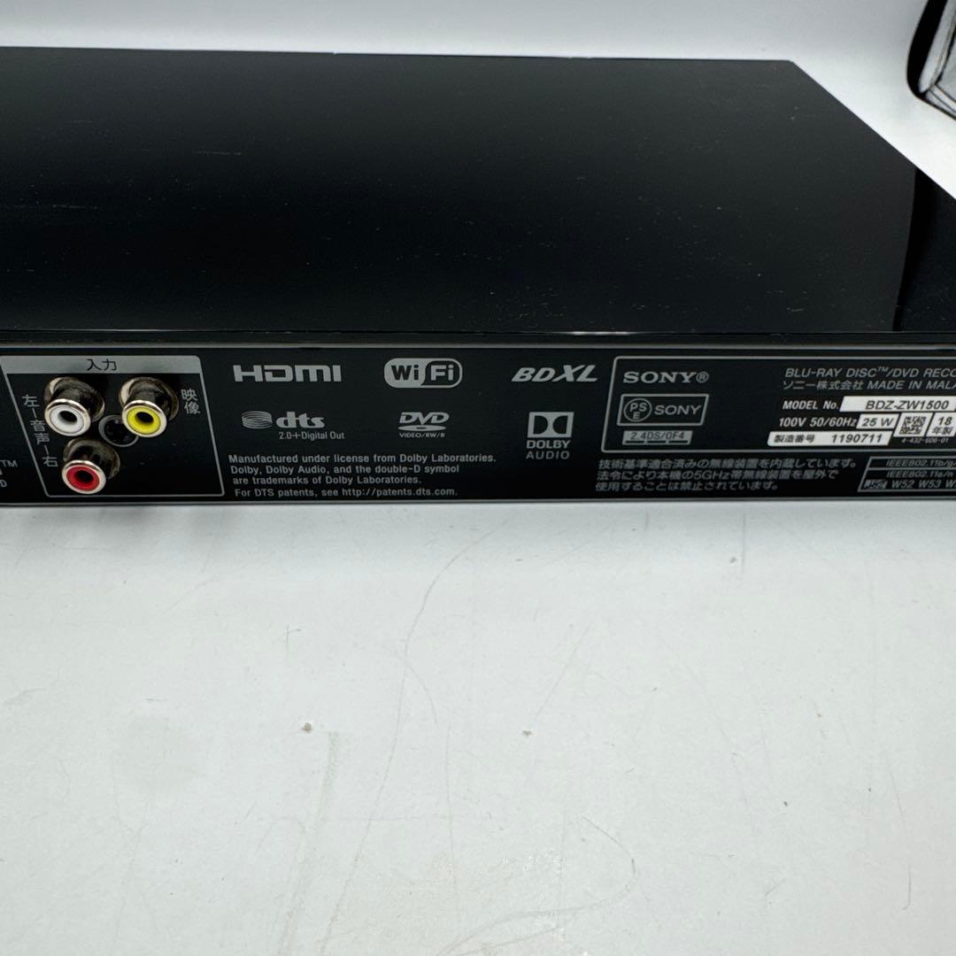 ②SONY 4Kブルーレイレコーダー