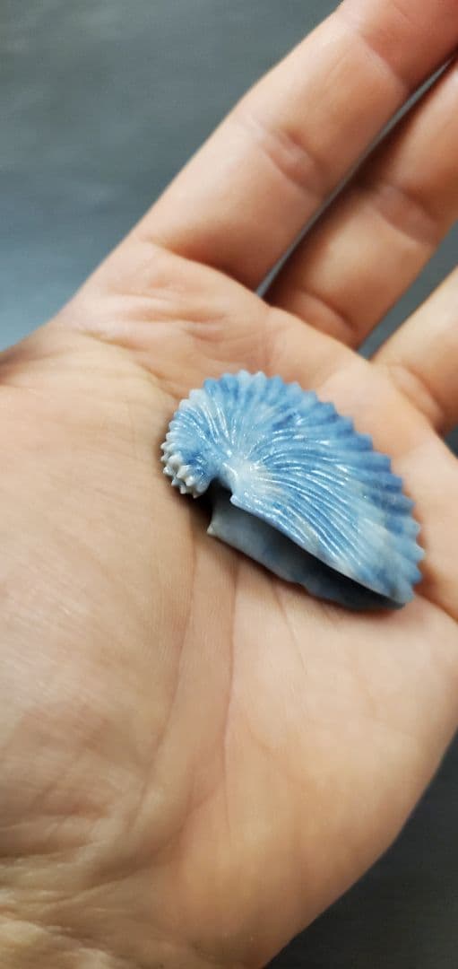 糸魚川翡翠 入りコン沢 アオイガイ