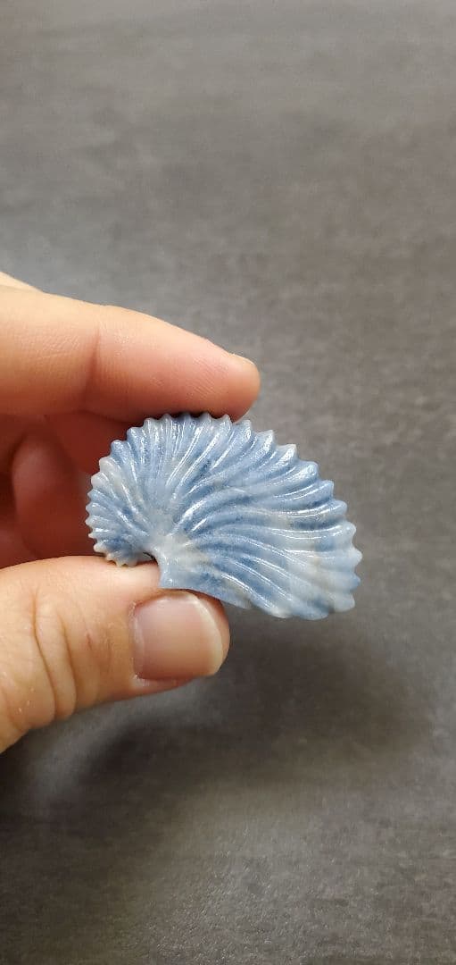 糸魚川翡翠 入りコン沢 アオイガイ