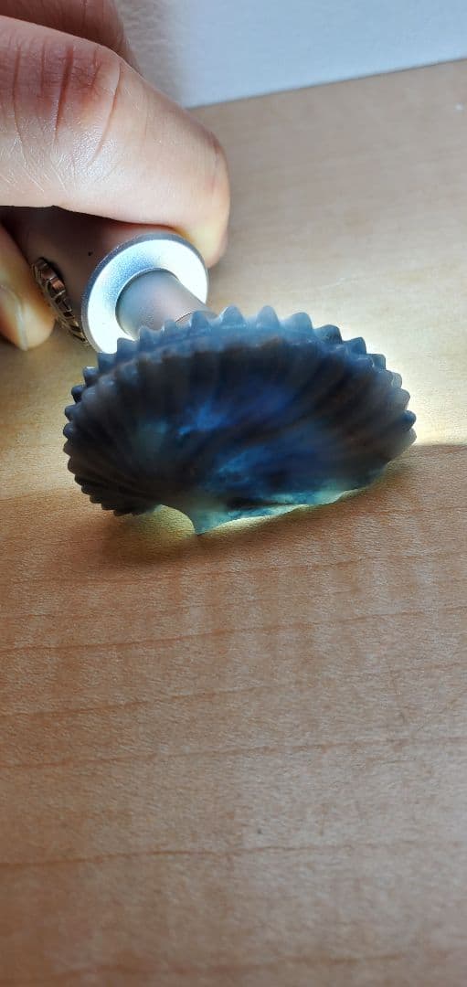 糸魚川翡翠 入りコン沢 アオイガイ