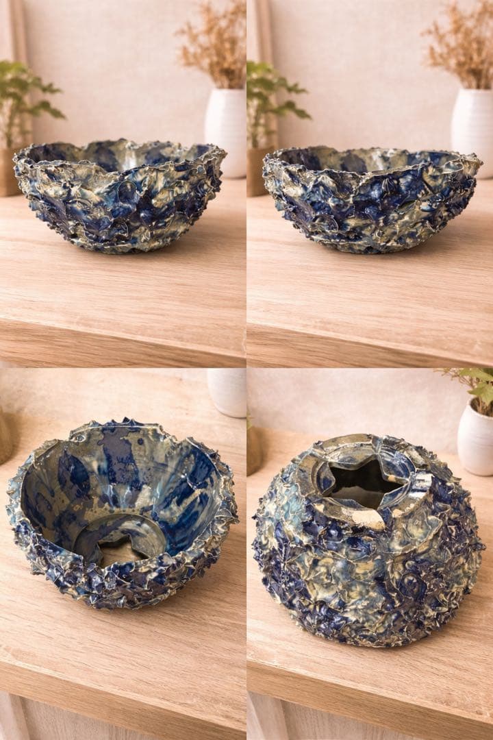 【美品】soilskillsdesign 作家鉢 陶器鉢 アガベ 多肉 塊根植物