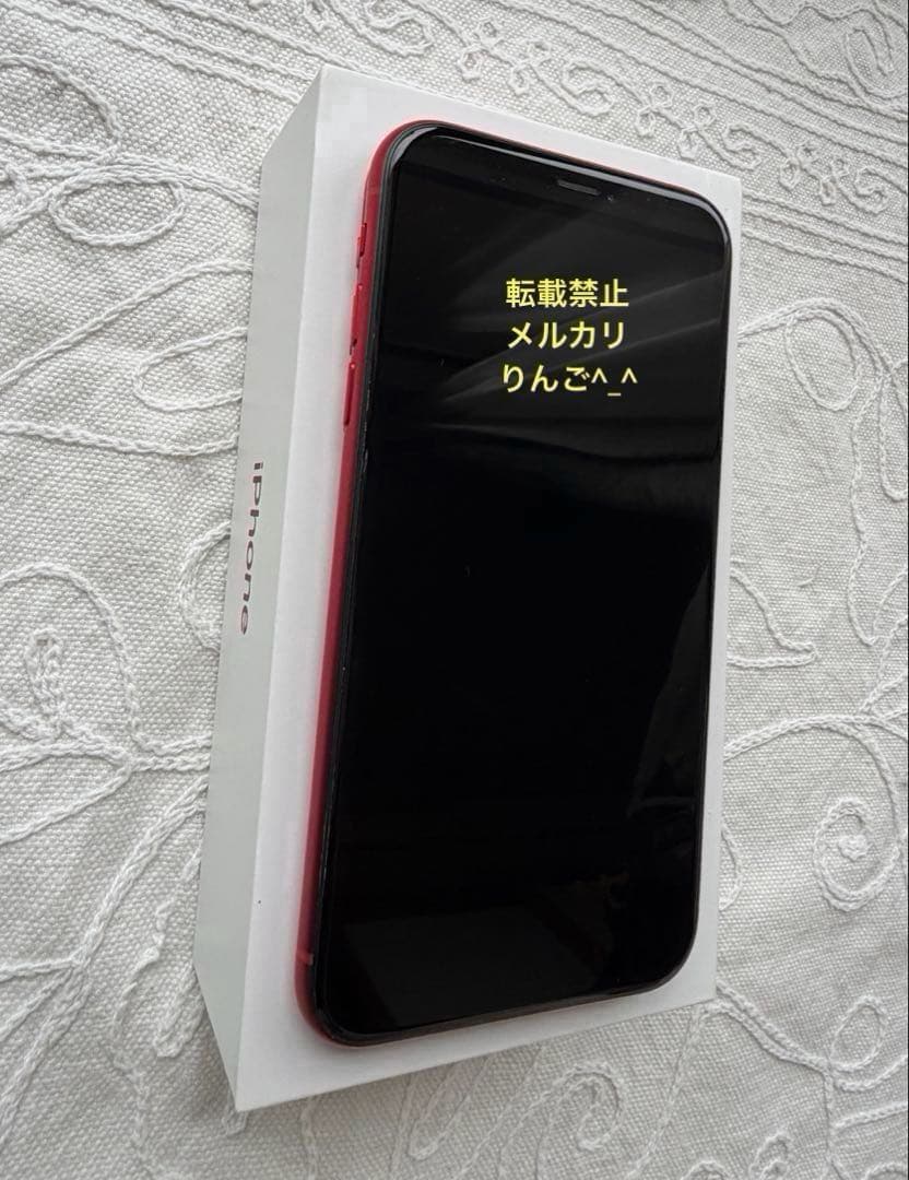 iPhone XR 128GB レッド SIMフリー バッテリー79%‼️