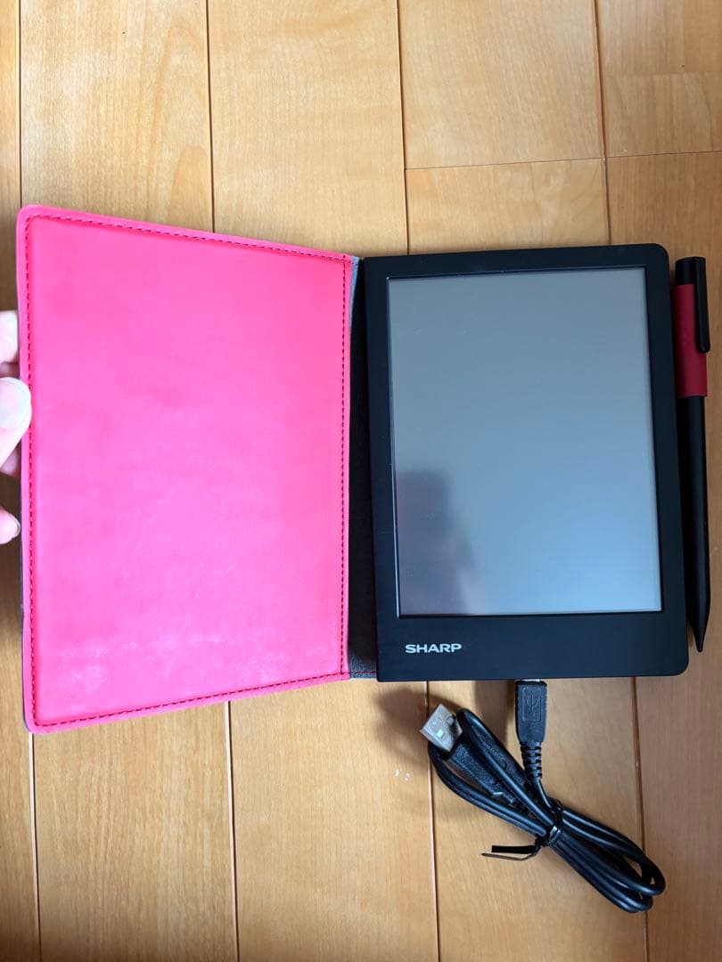 SHARP 電子ノート ブラウン ペン付き