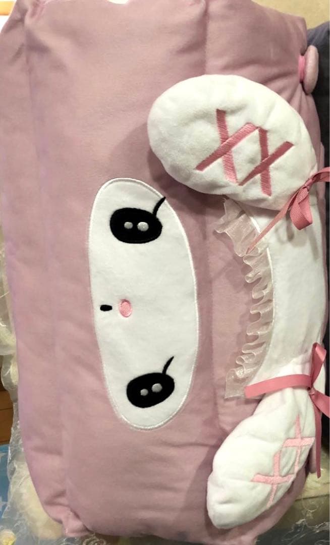 新品タグ付マイメロディ マルチフロアクッション長座布団 ゴロ寝枕　クロミ　セット