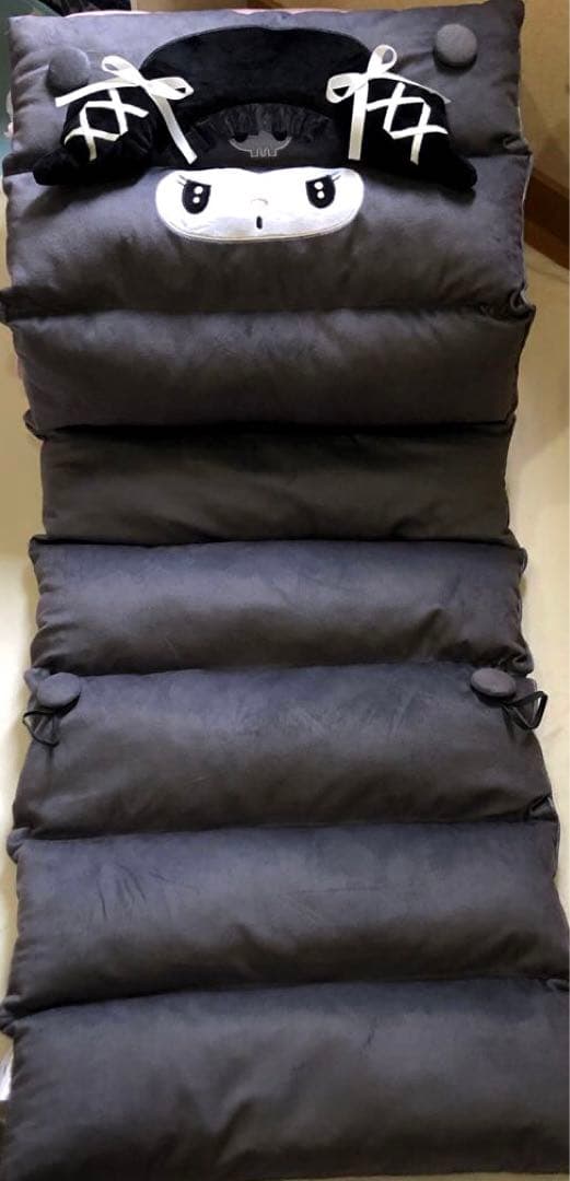 新品タグ付マイメロディ マルチフロアクッション長座布団 ゴロ寝枕　クロミ　セット