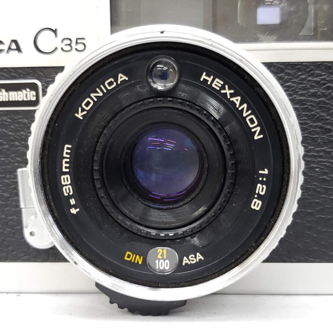 フィルムカメラ KONICA C35 Flash matic G0225-1v p