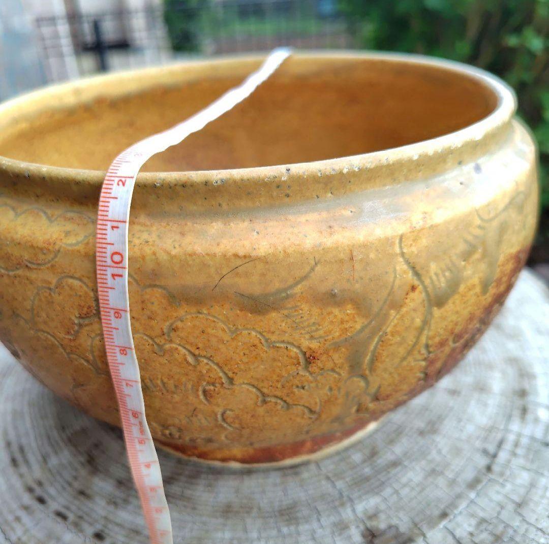 【作家物】一点物　蓋付き壺　蓋物器　菓子入れ　一点物　インテリア　飴色