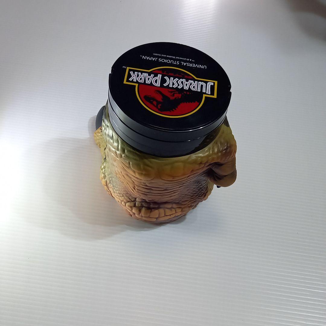 ユニバーサル　スタジオジャパン　ジュラシックパーク　お菓子入れ物　T・レックス