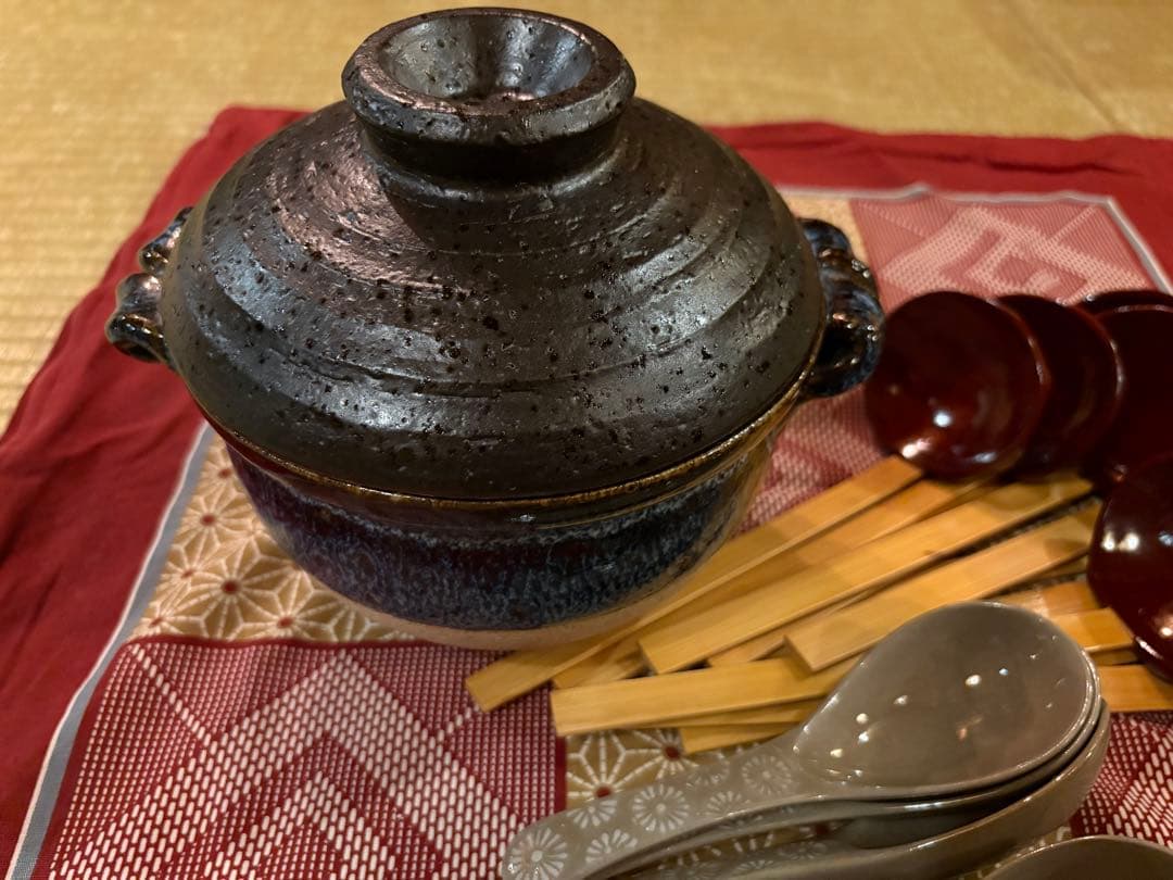 ミニ土鍋　レンゲ　セット