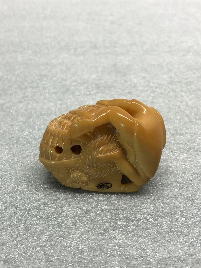 根付　時代提物　天然素材