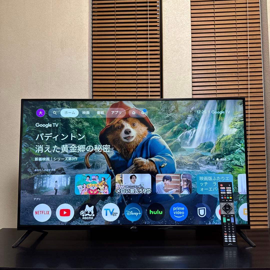 極美品 2023年製 Android搭載 液晶テレビ Googleテレビ
