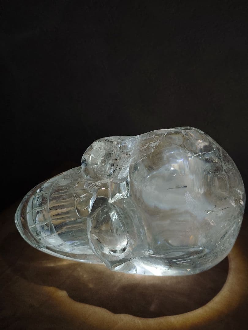 ✨️限定1点限り 格安　水晶ドクロ、水晶スカル、ハンドメイド、手彫り、水晶、大型