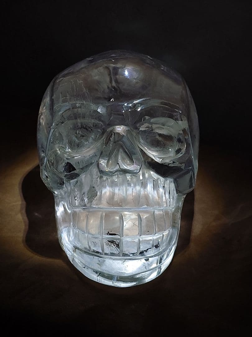 ✨️限定1点限り 格安　水晶ドクロ、水晶スカル、ハンドメイド、手彫り、水晶、大型