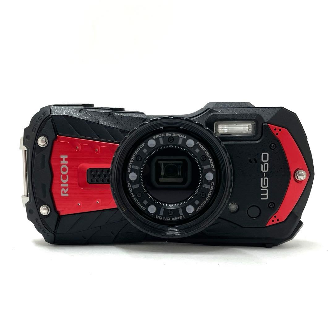 RICOH WG-60 デジタルカメラ レッド